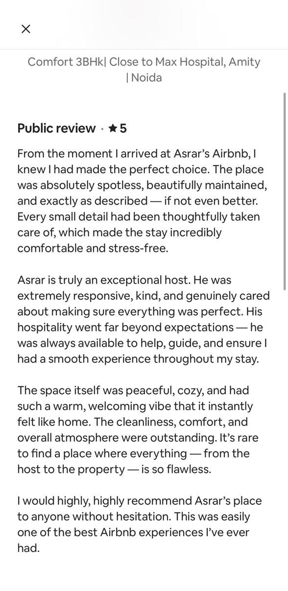 Guest review