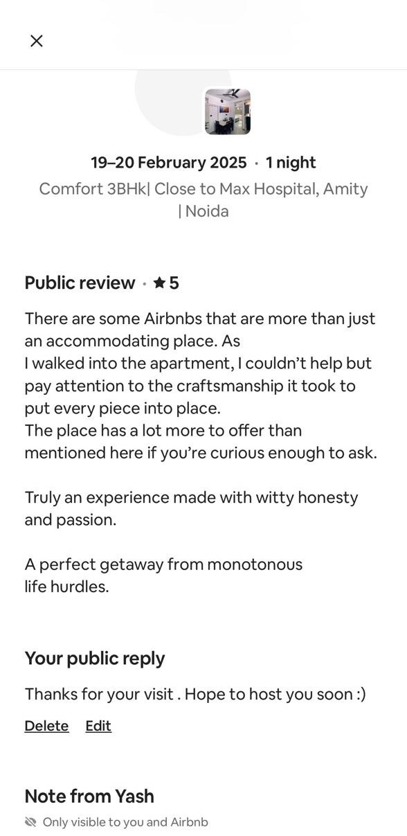 Guest review