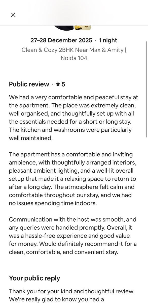 Guest review