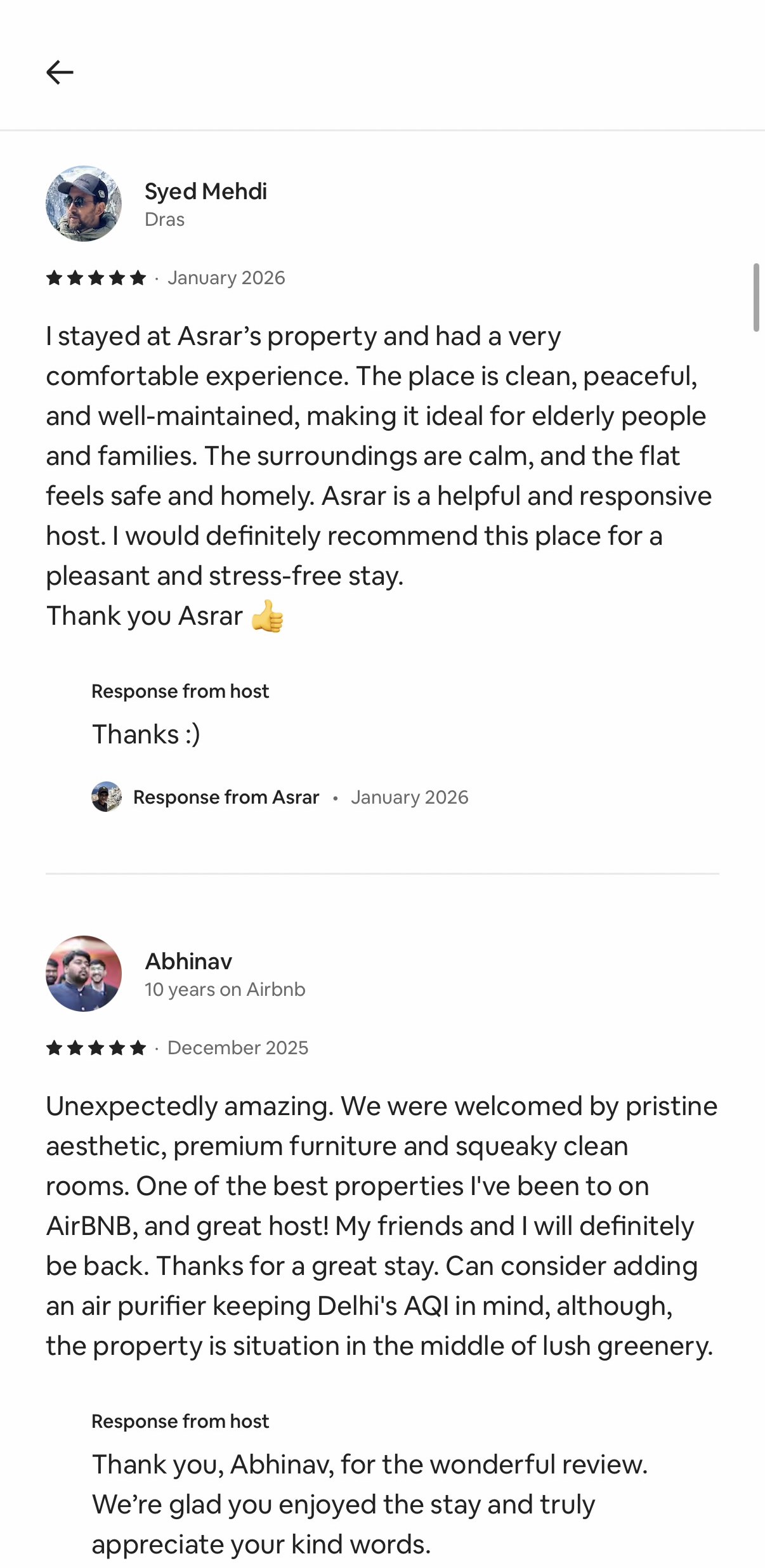 Guest review