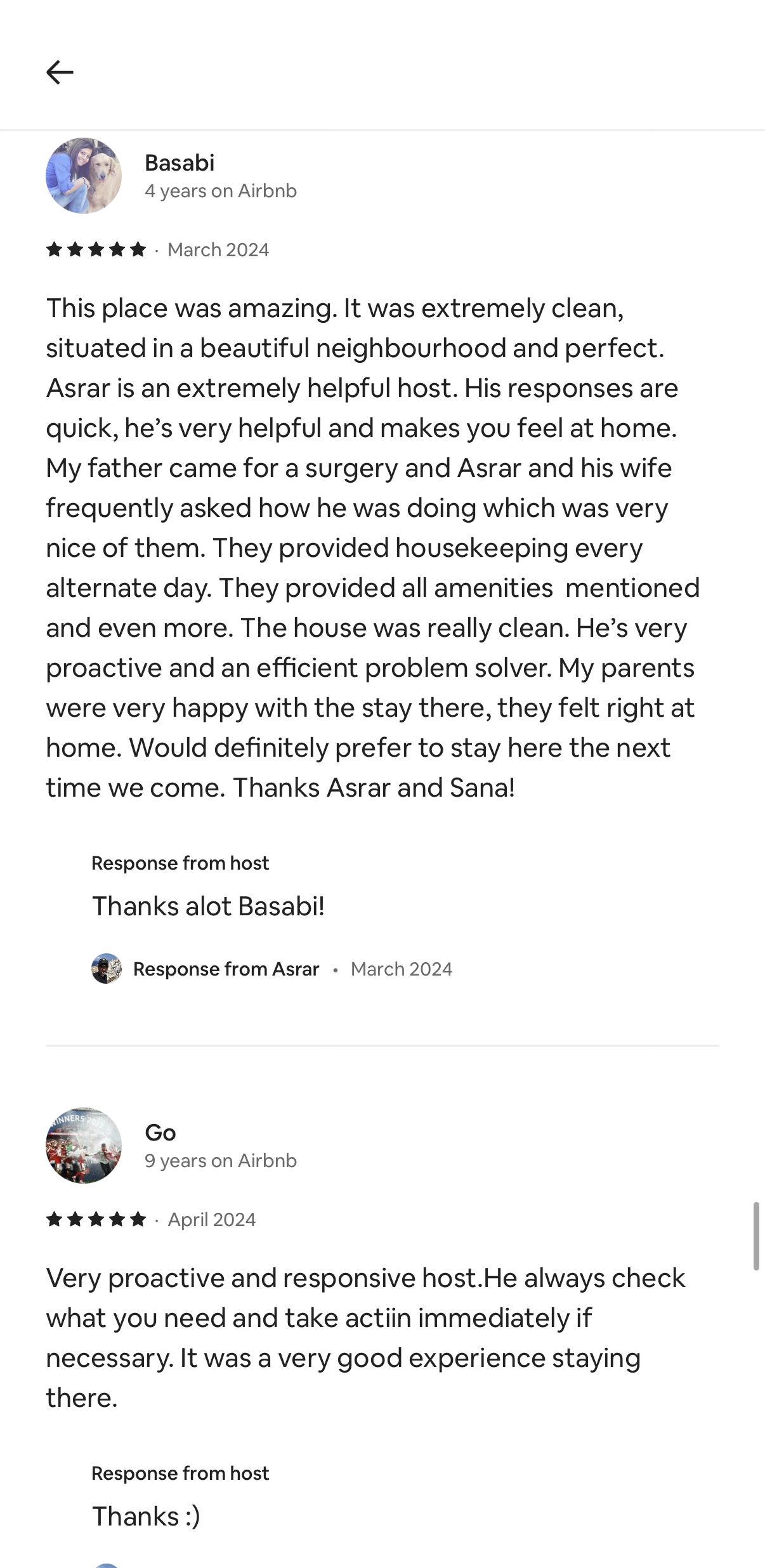 Guest review