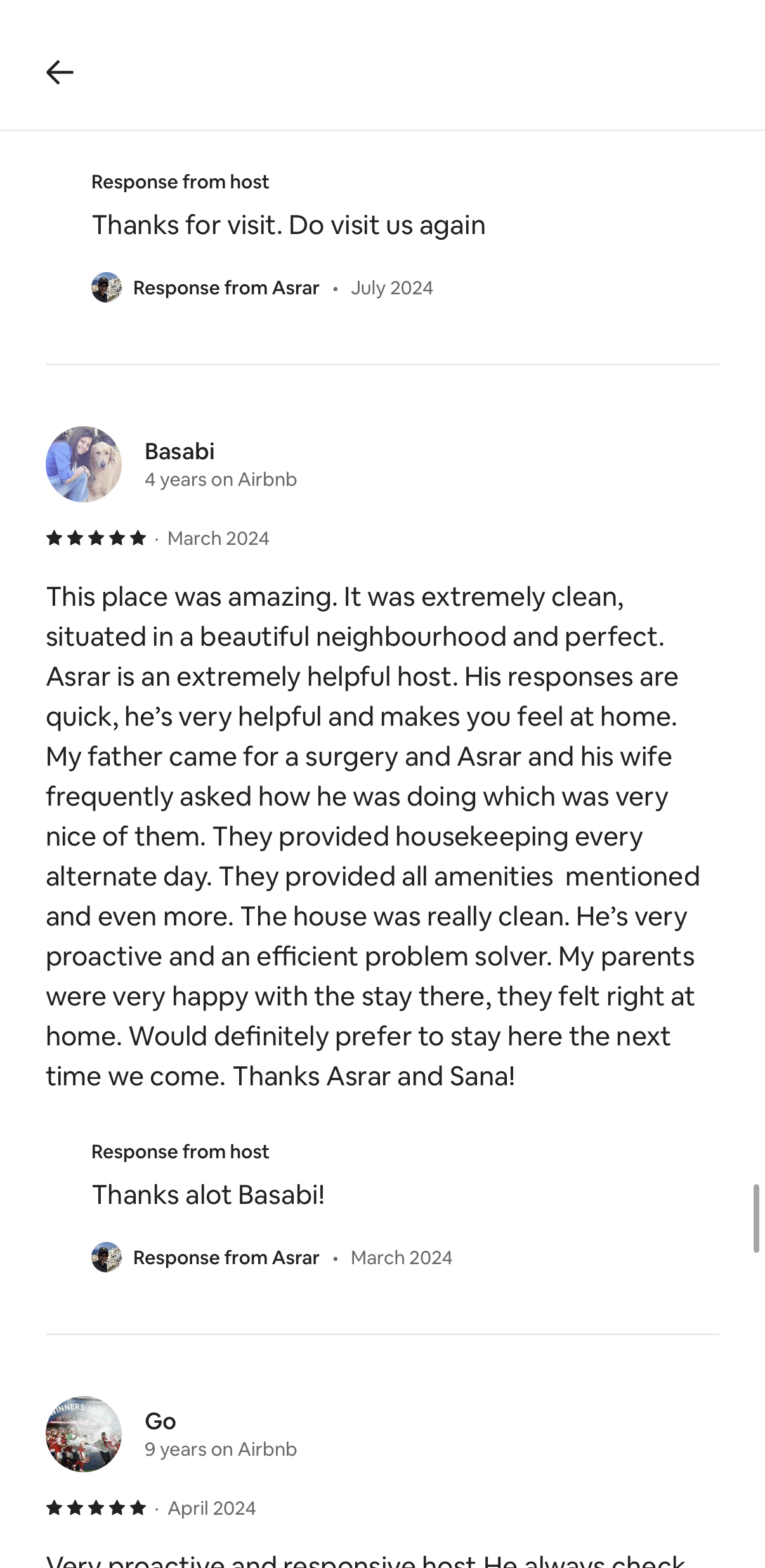 Guest review