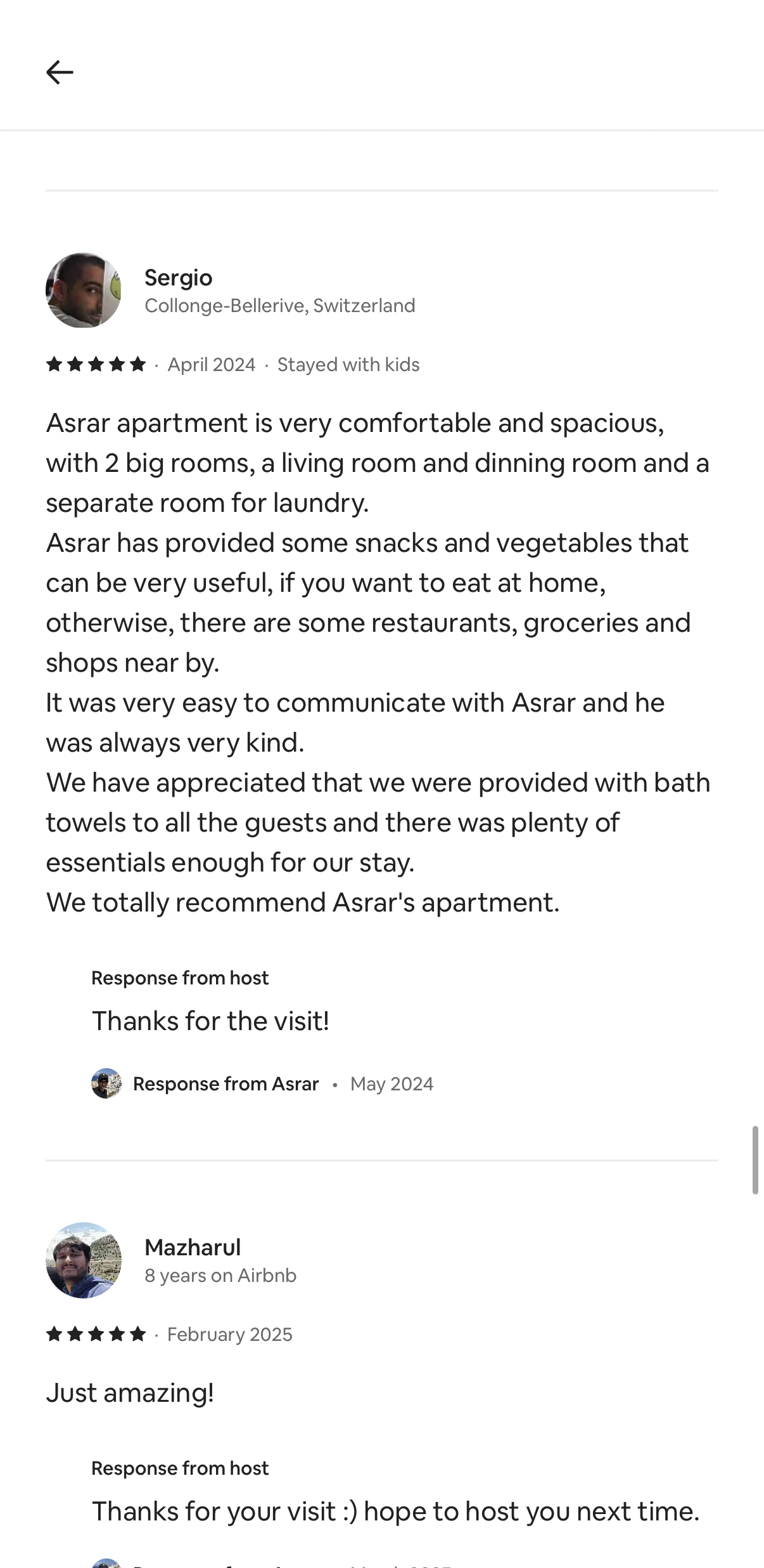 Guest review