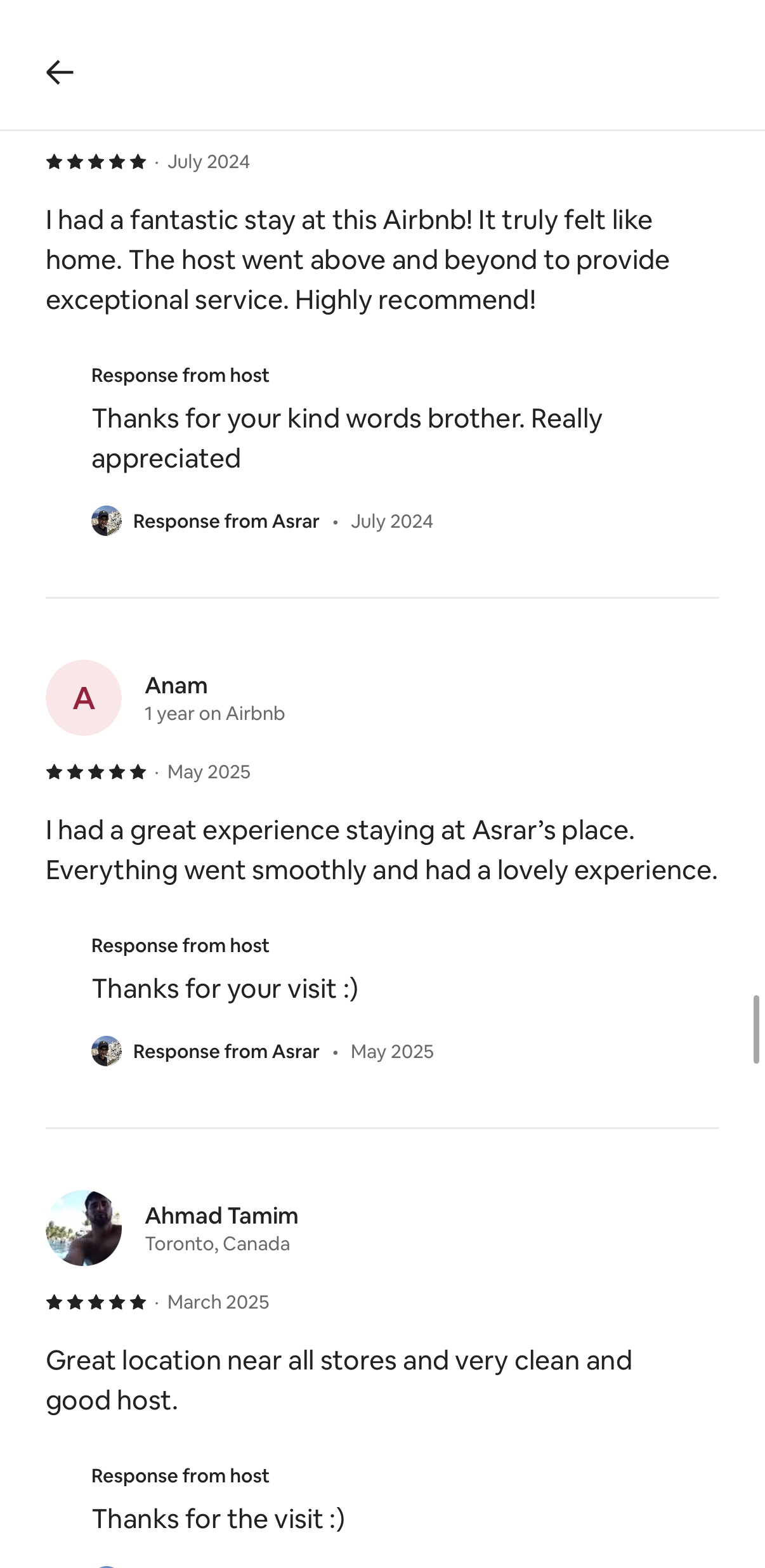 Guest review