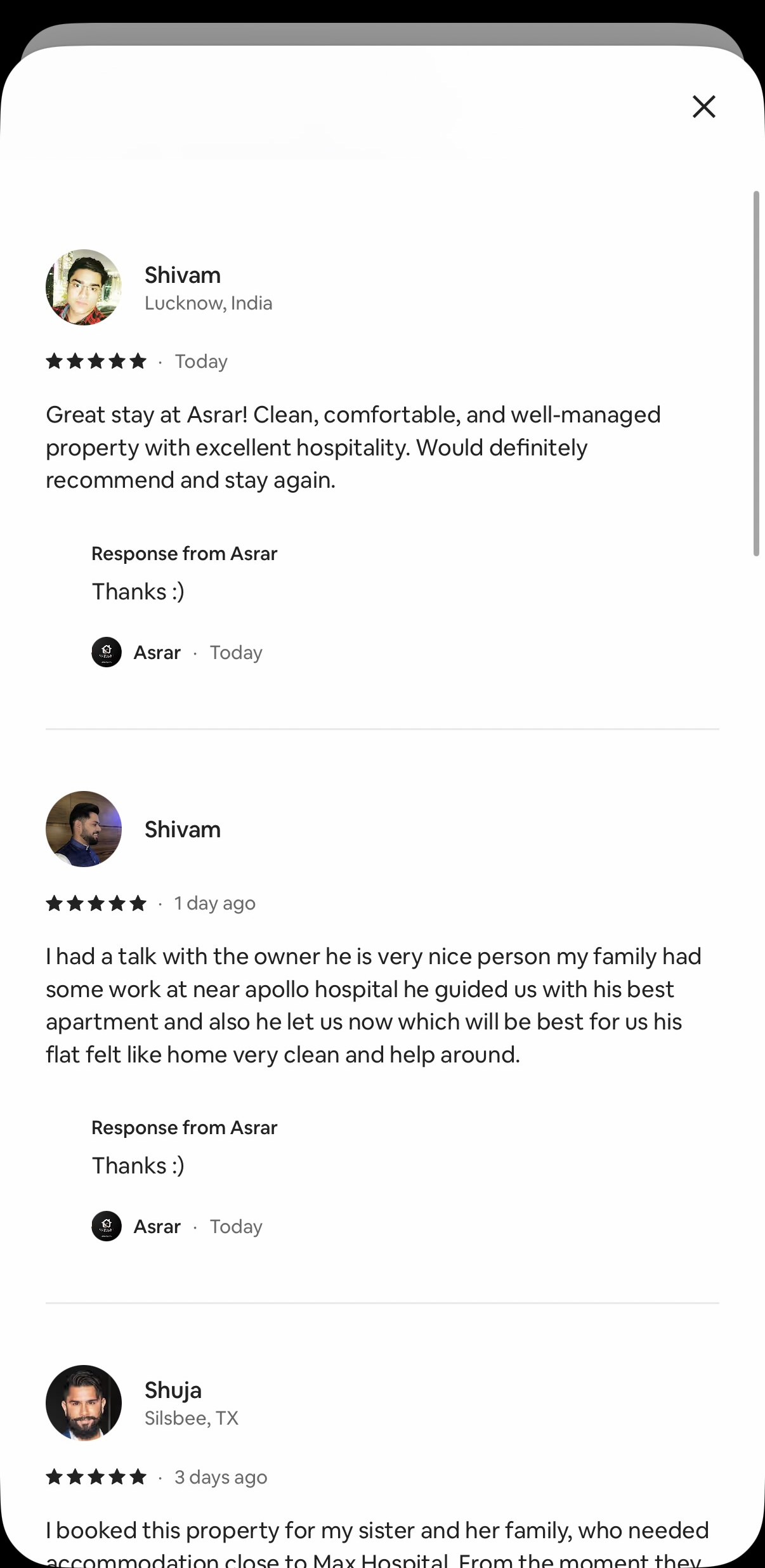Guest review
