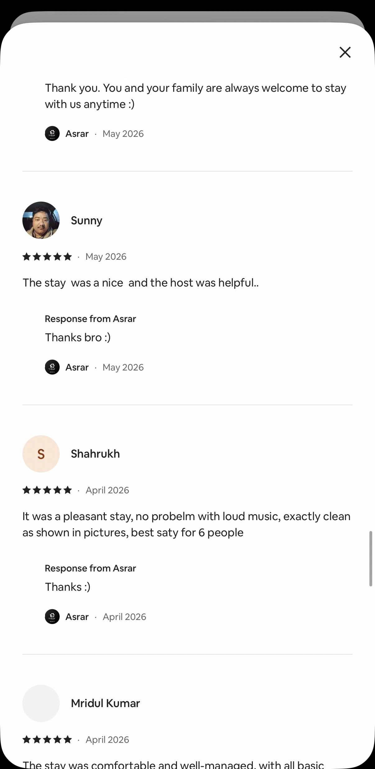 Guest review