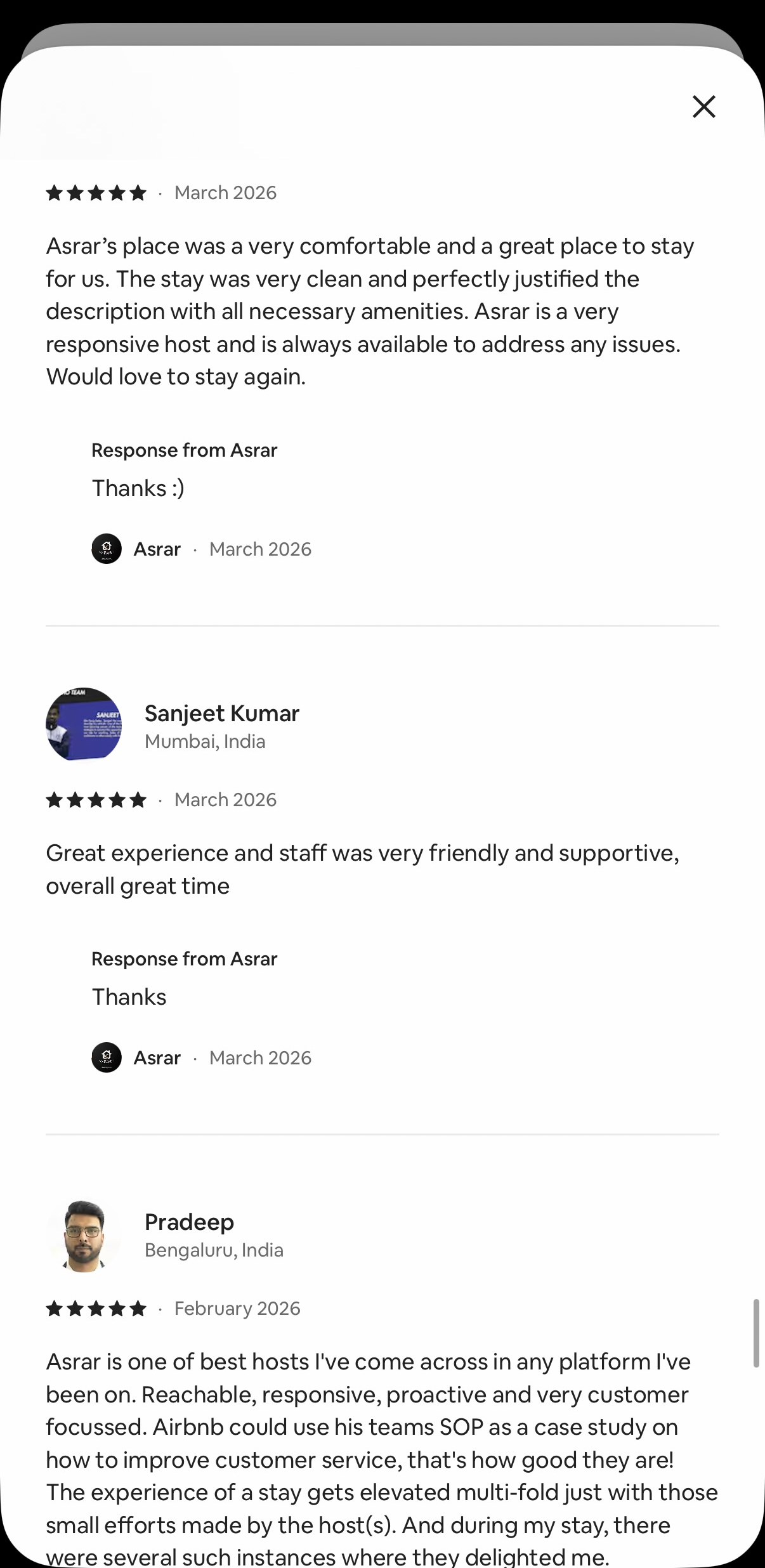 Guest review