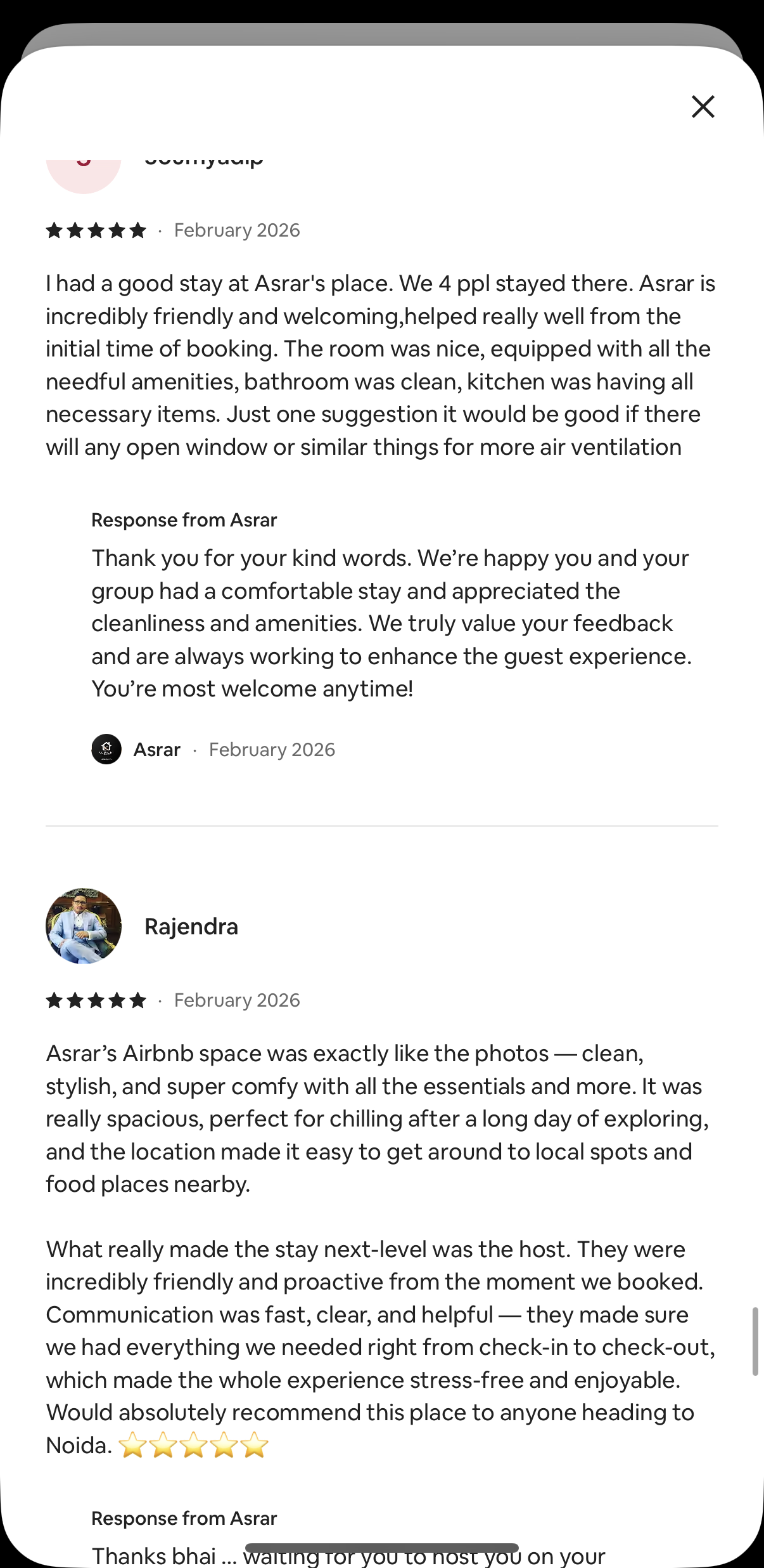 Guest review