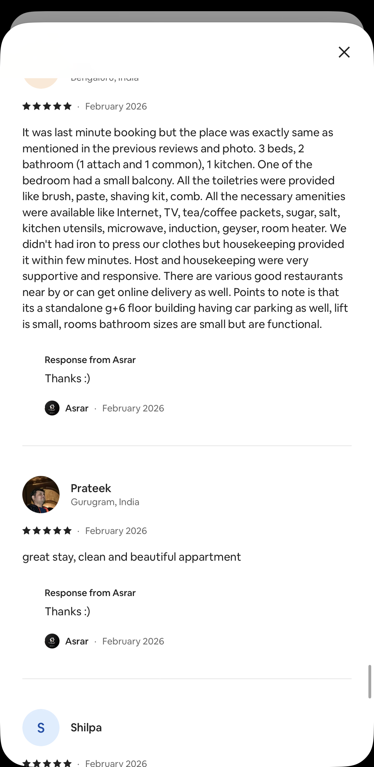 Guest review