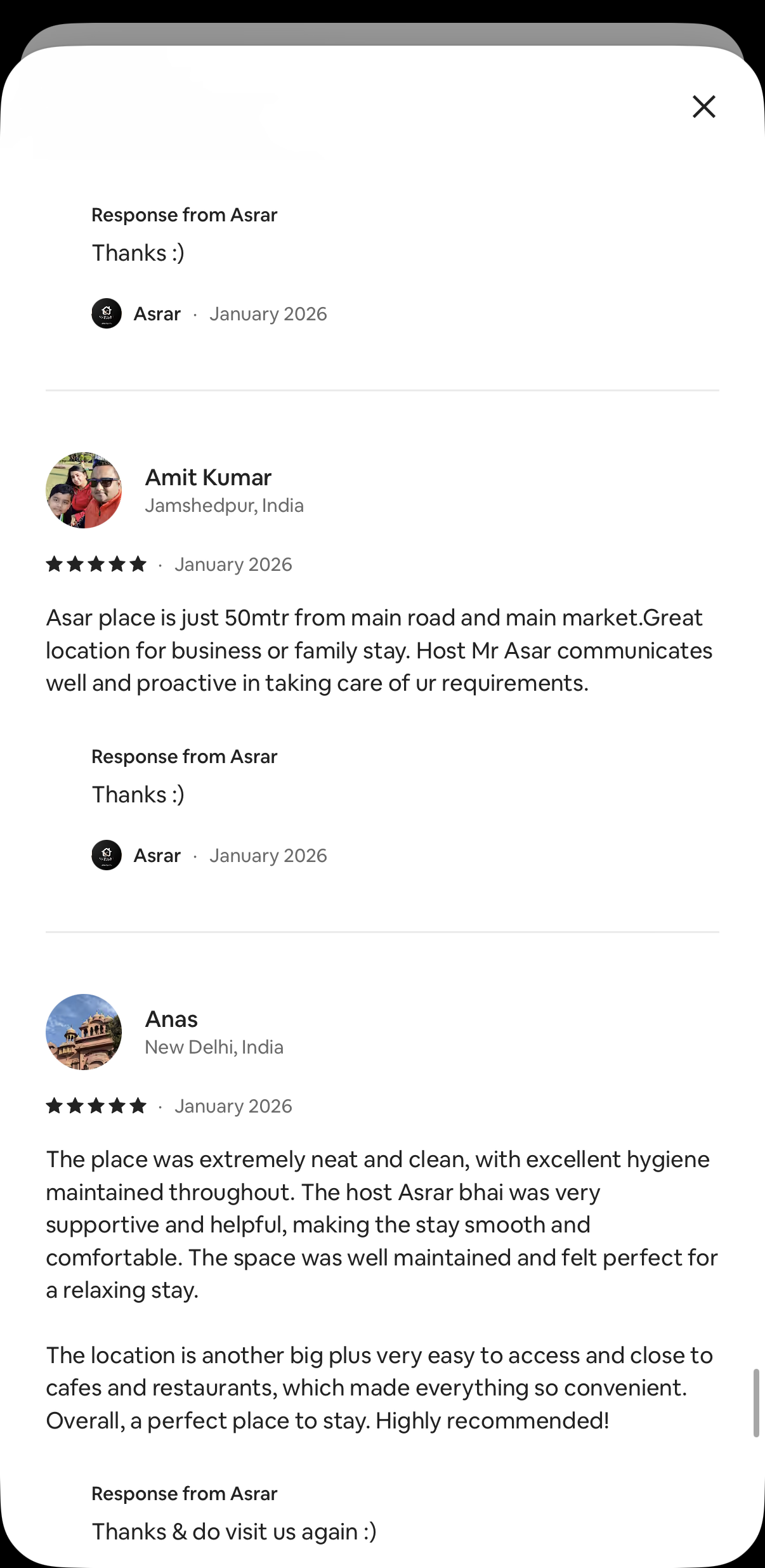 Guest review