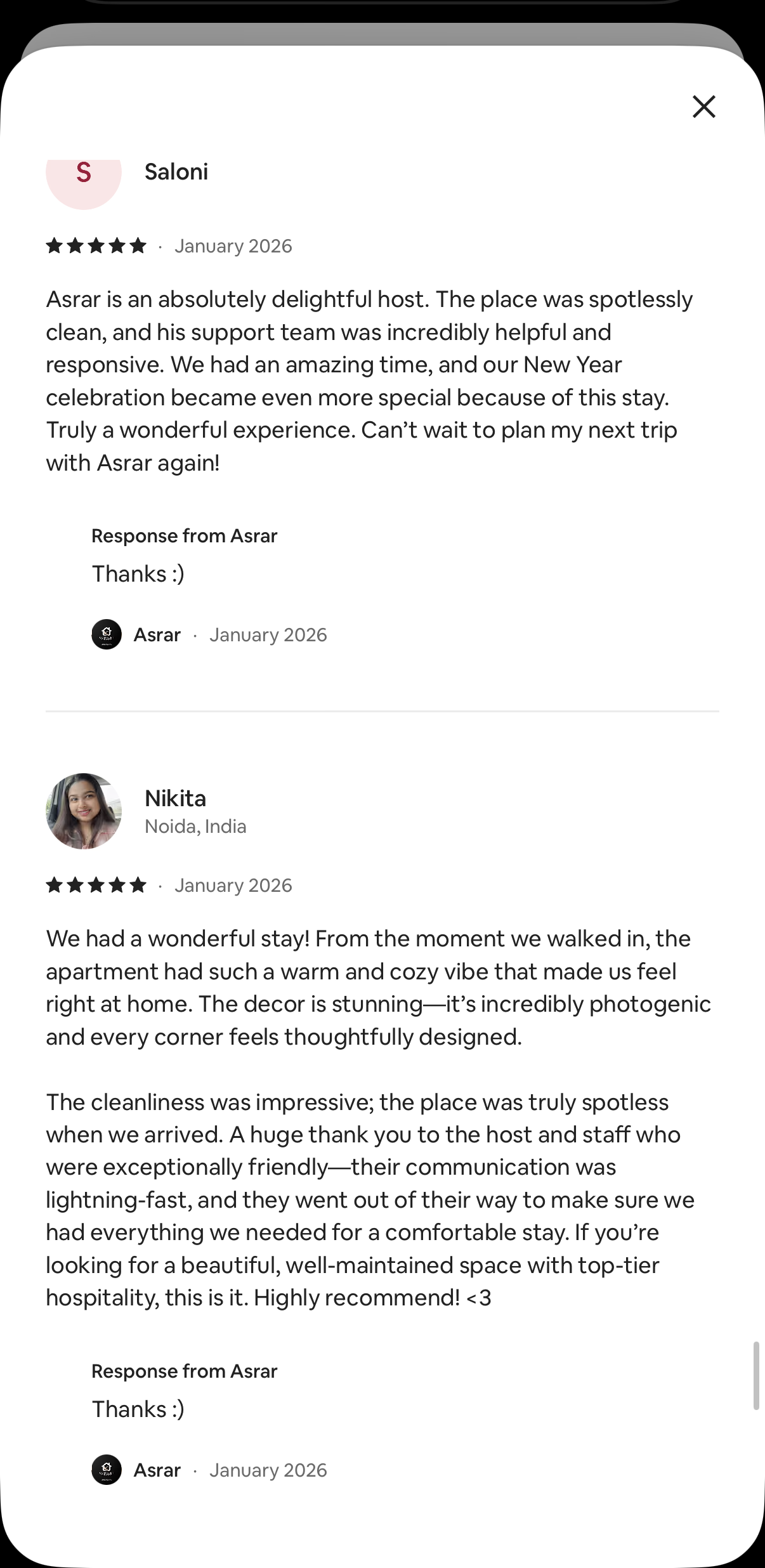 Guest review