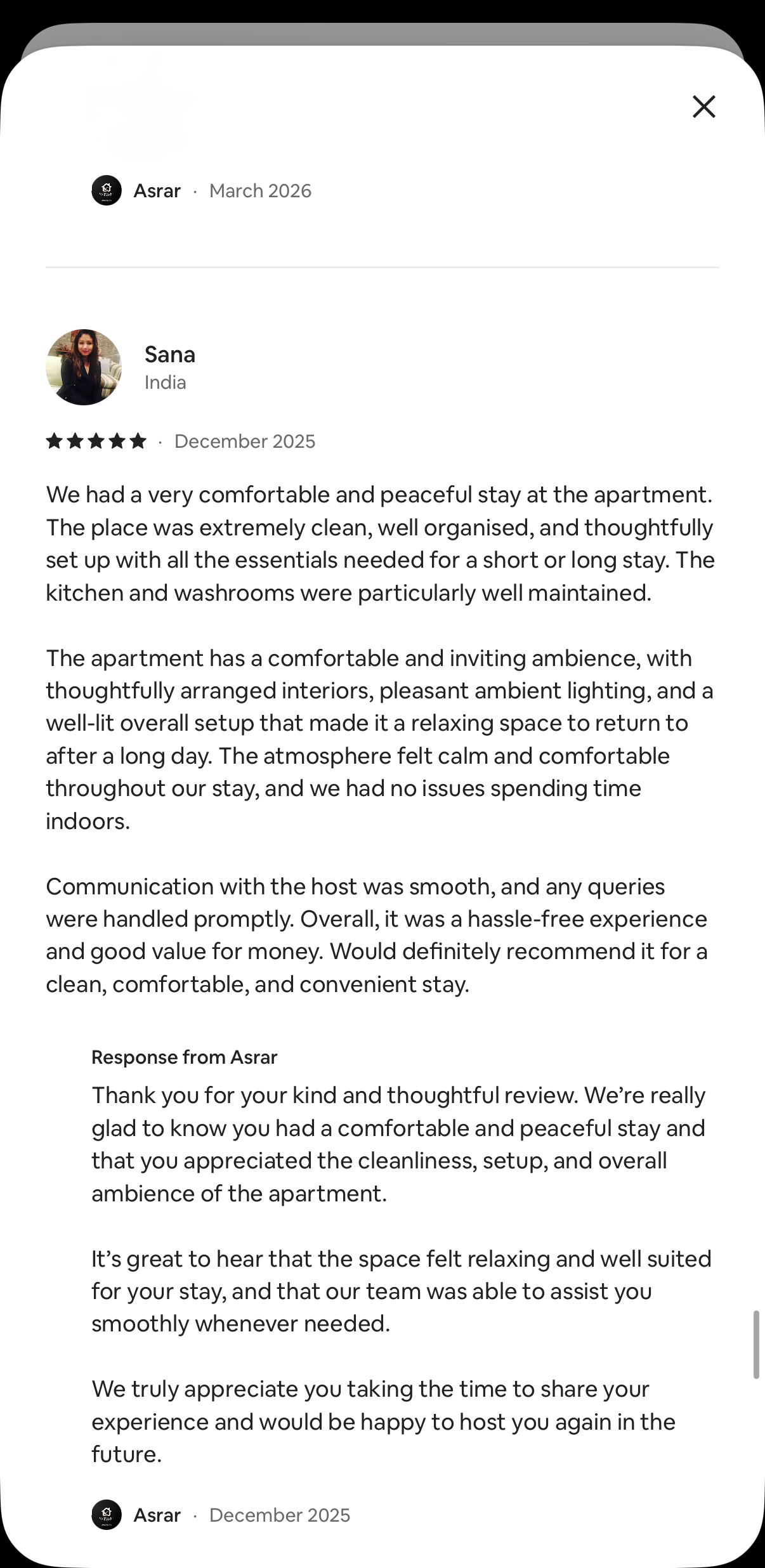 Guest review