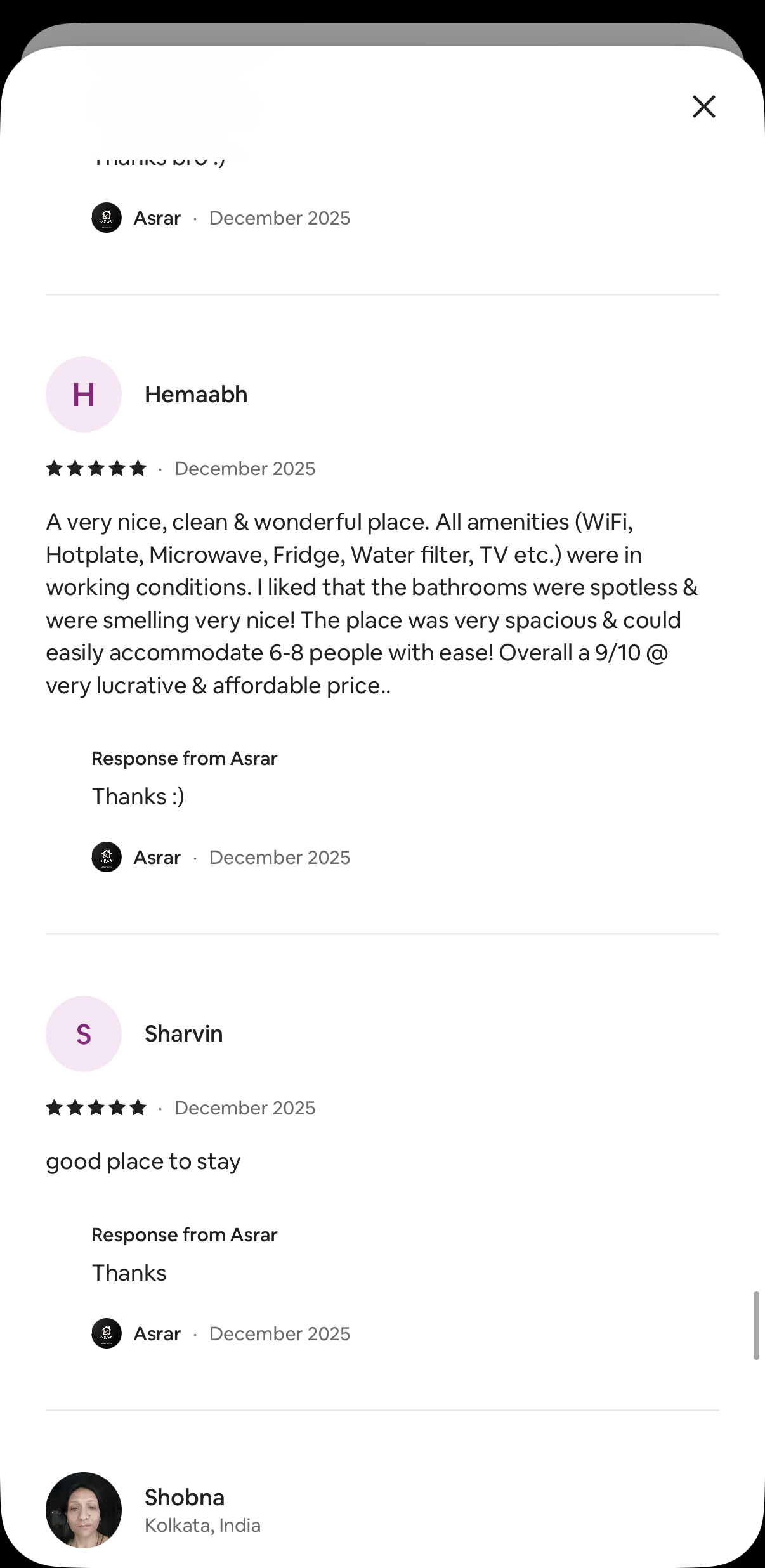 Guest review