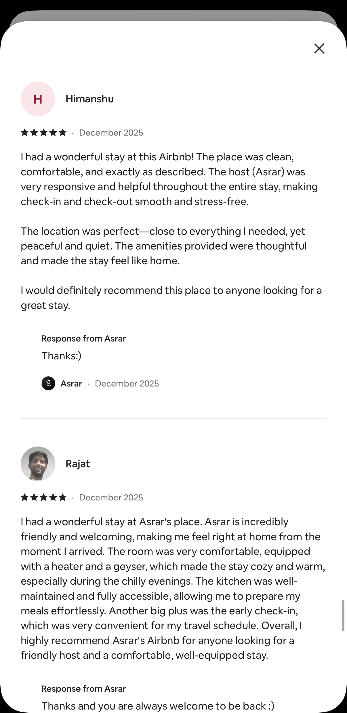 Guest review