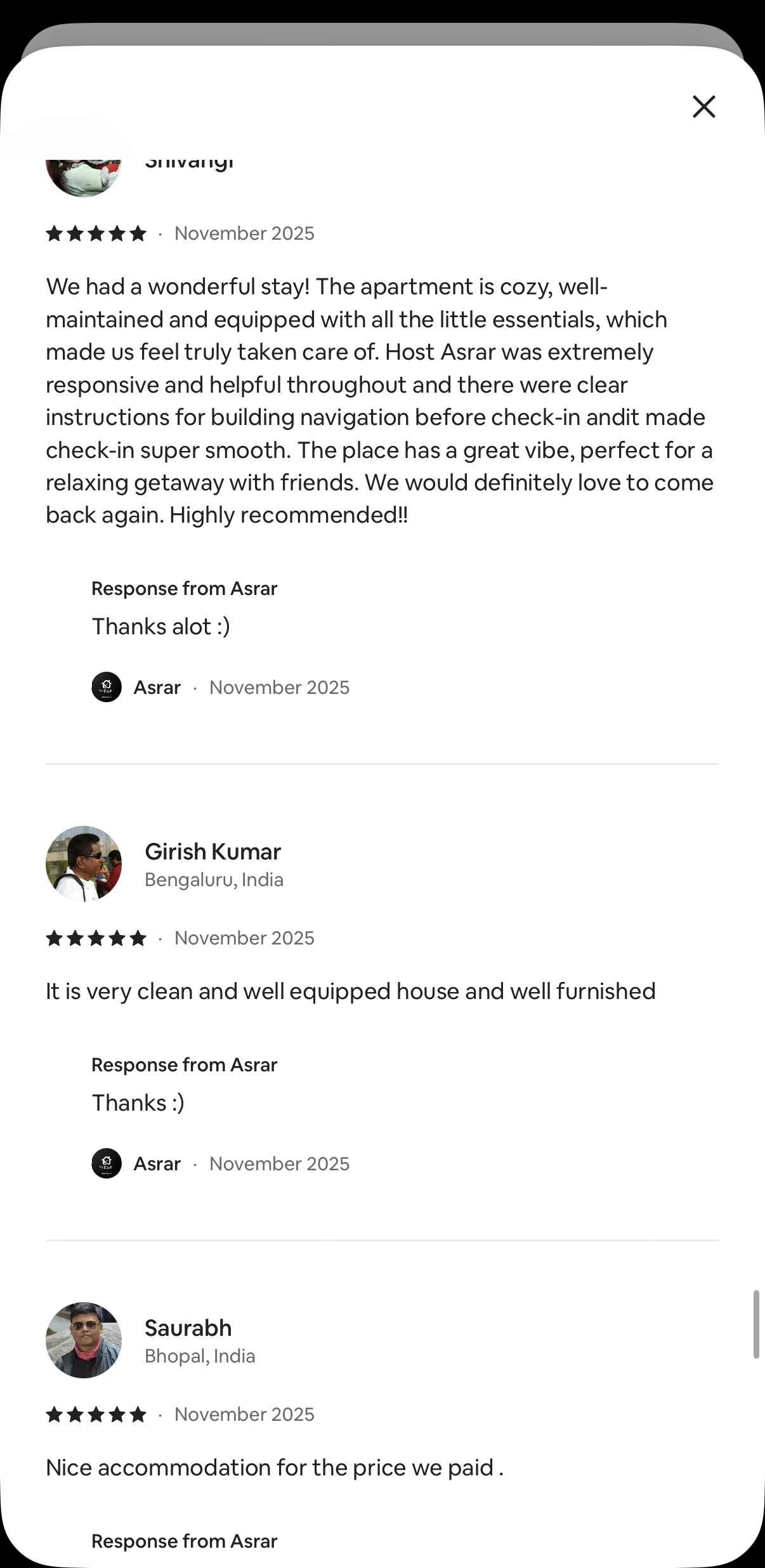 Guest review