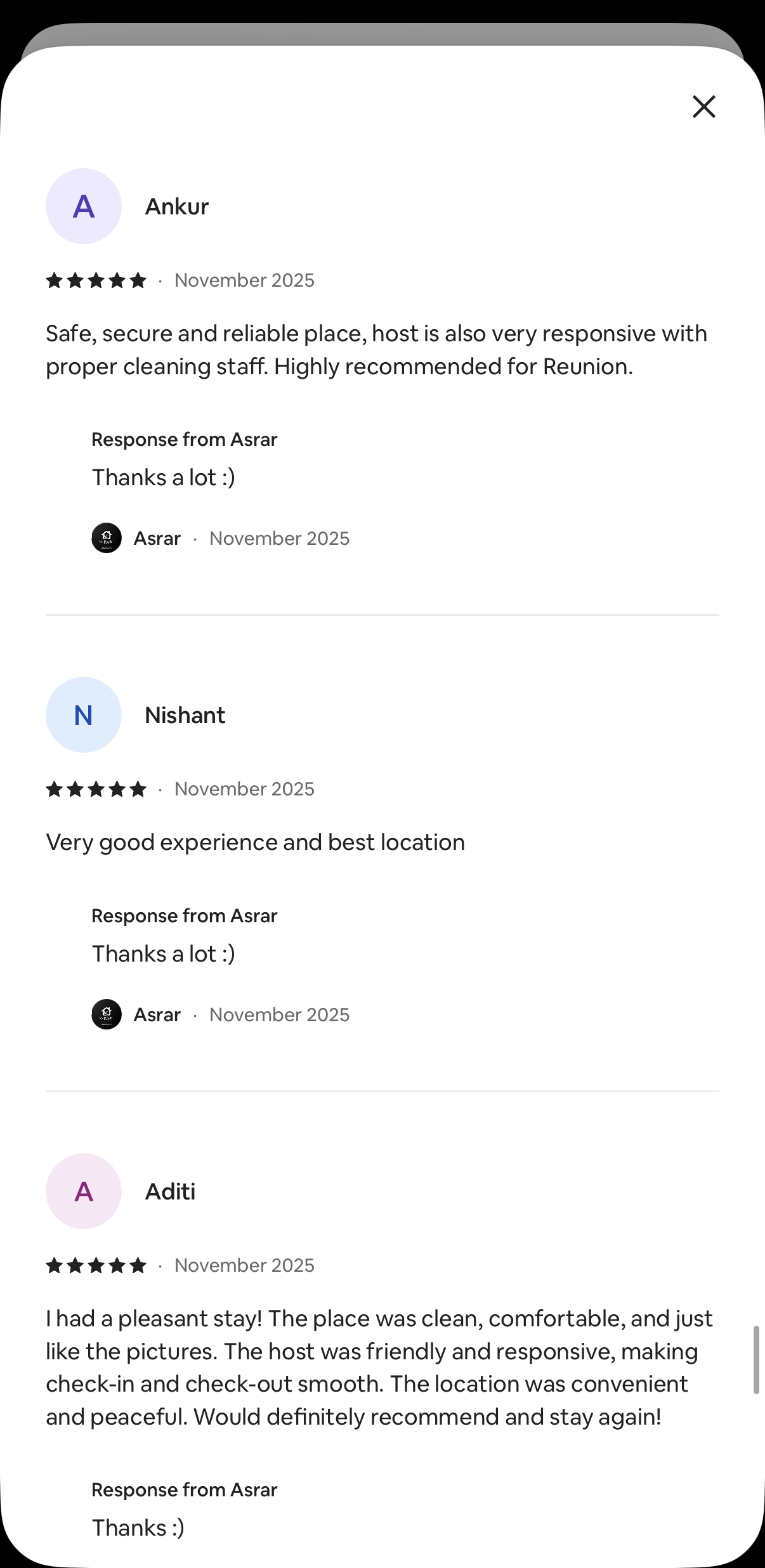 Guest review