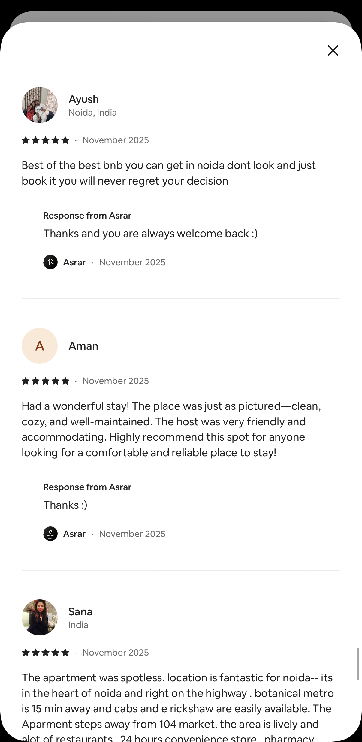 Guest review