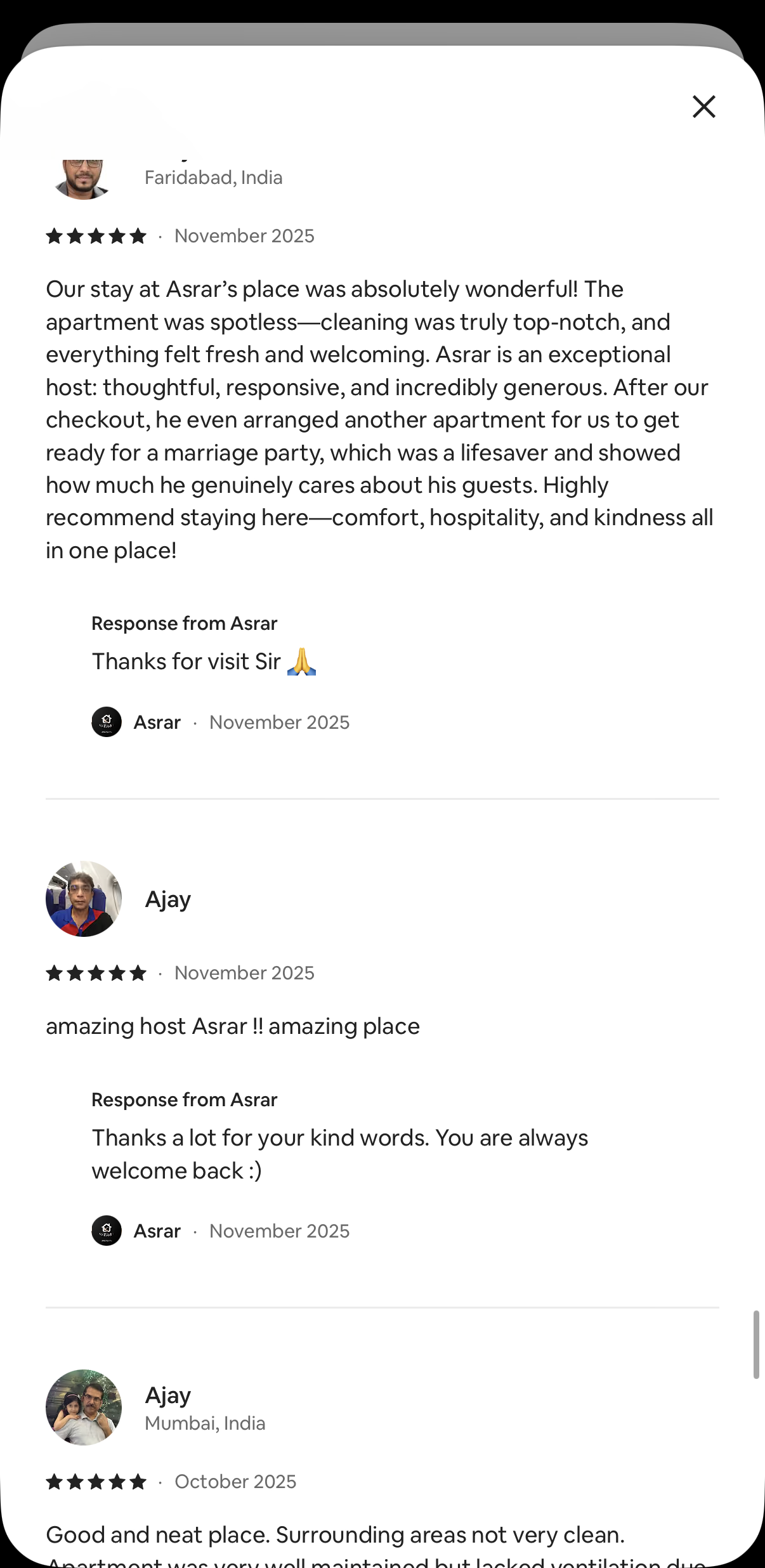 Guest review
