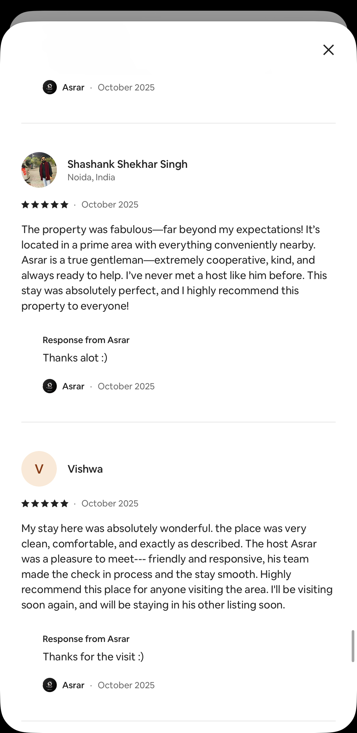 Guest review