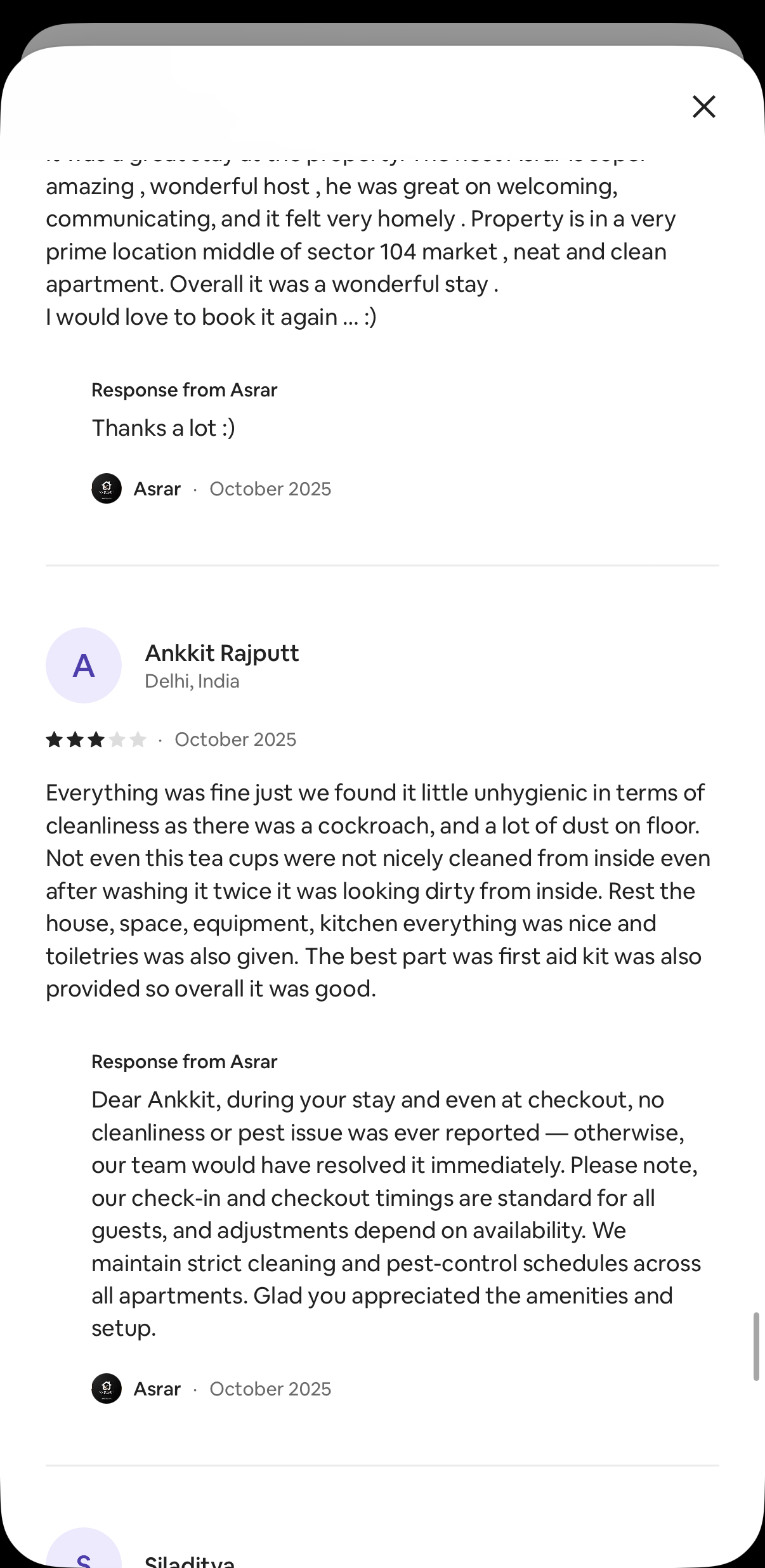 Guest review