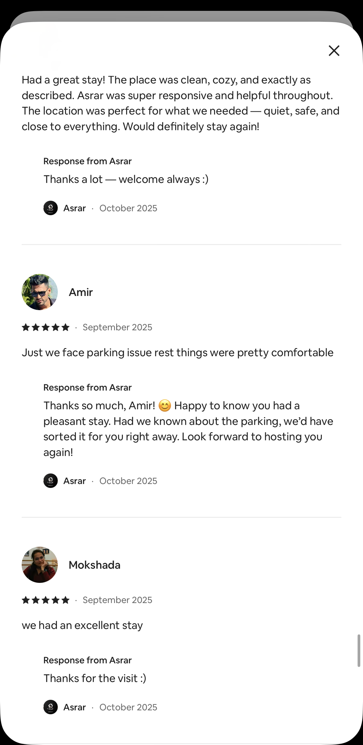 Guest review