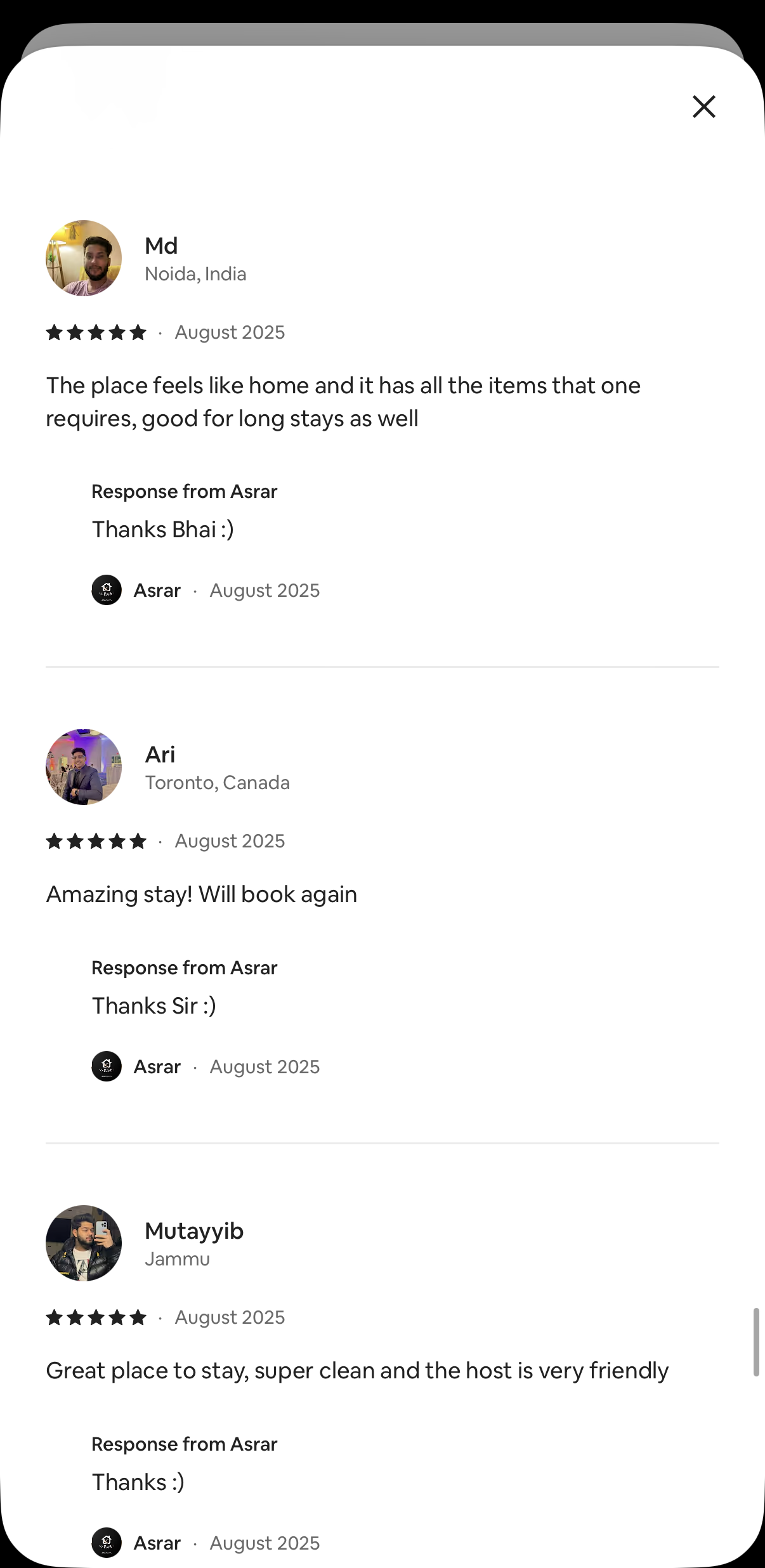 Guest review