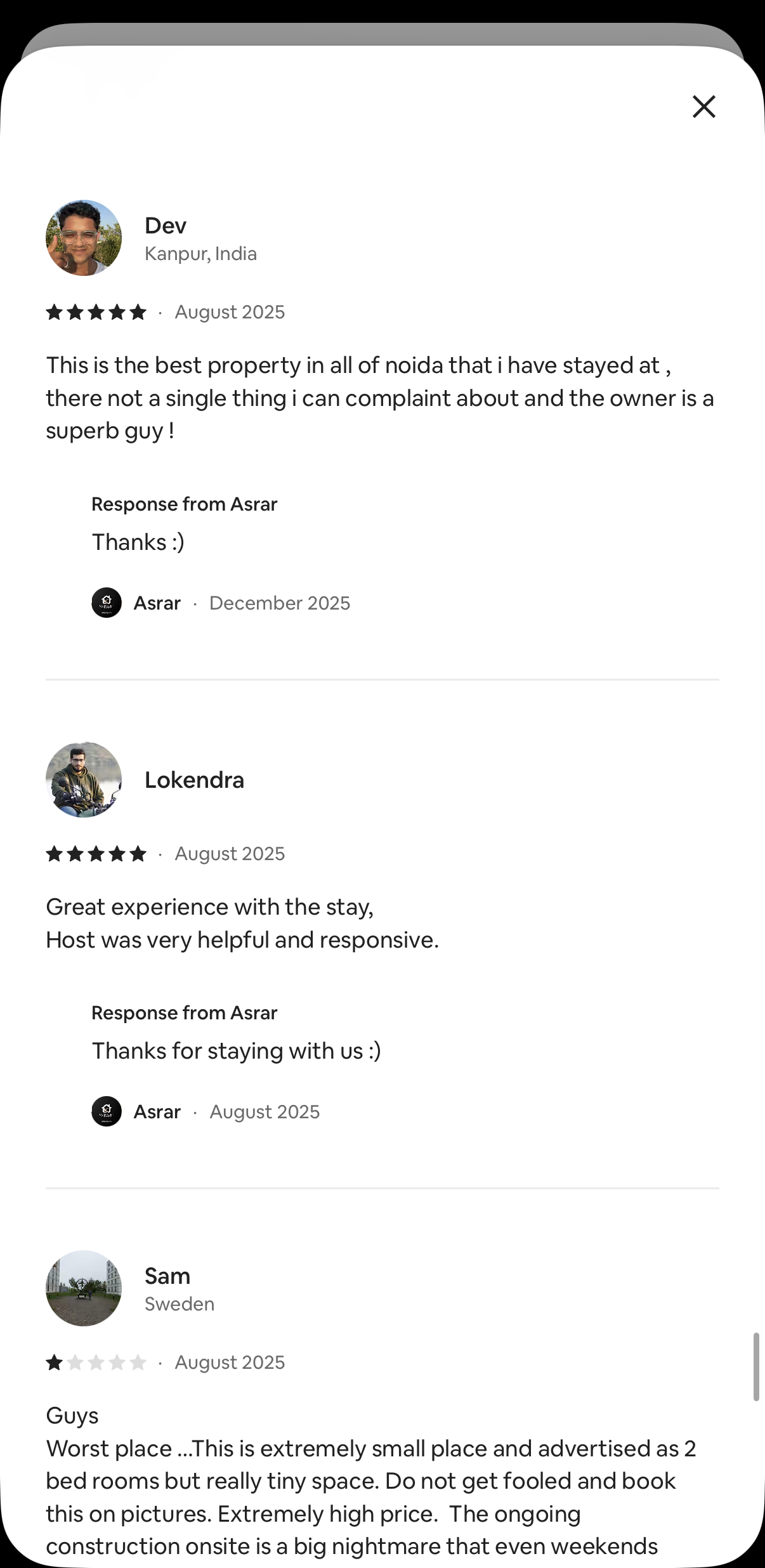 Guest review