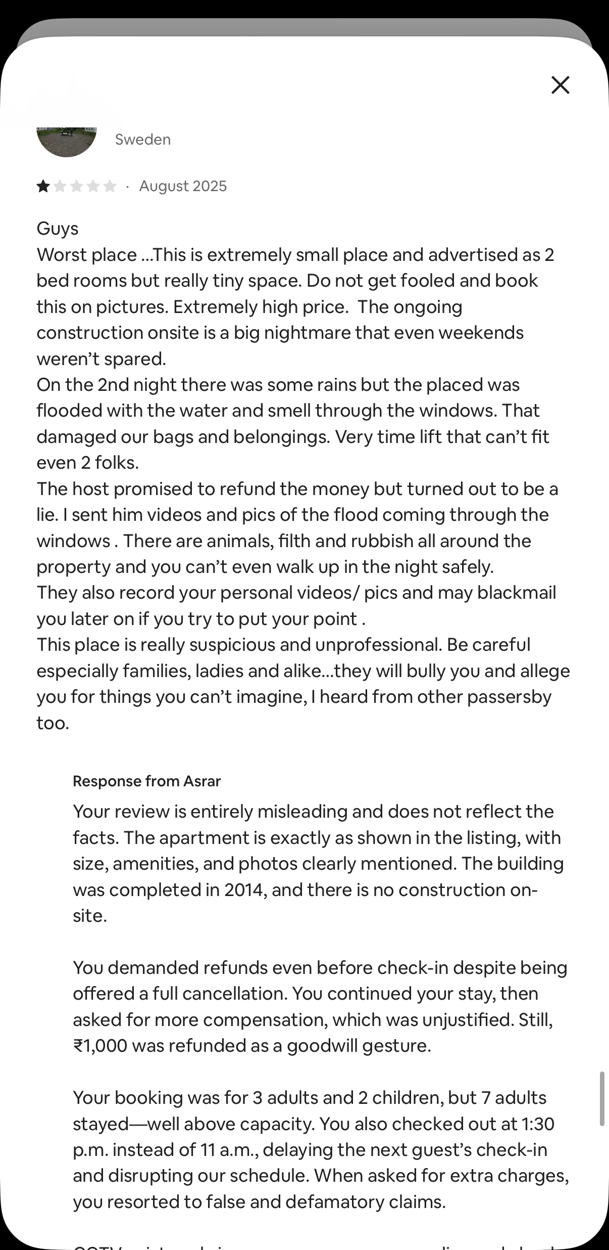 Guest review