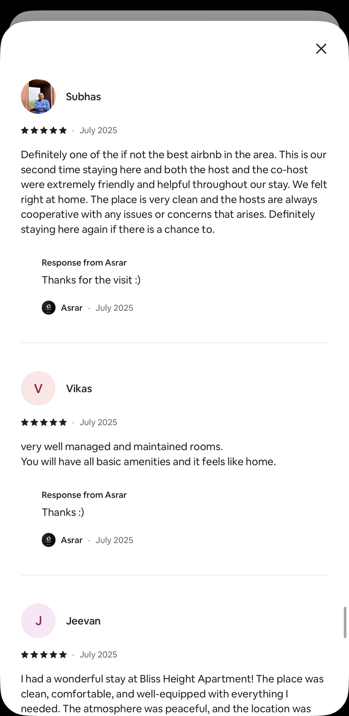 Guest review