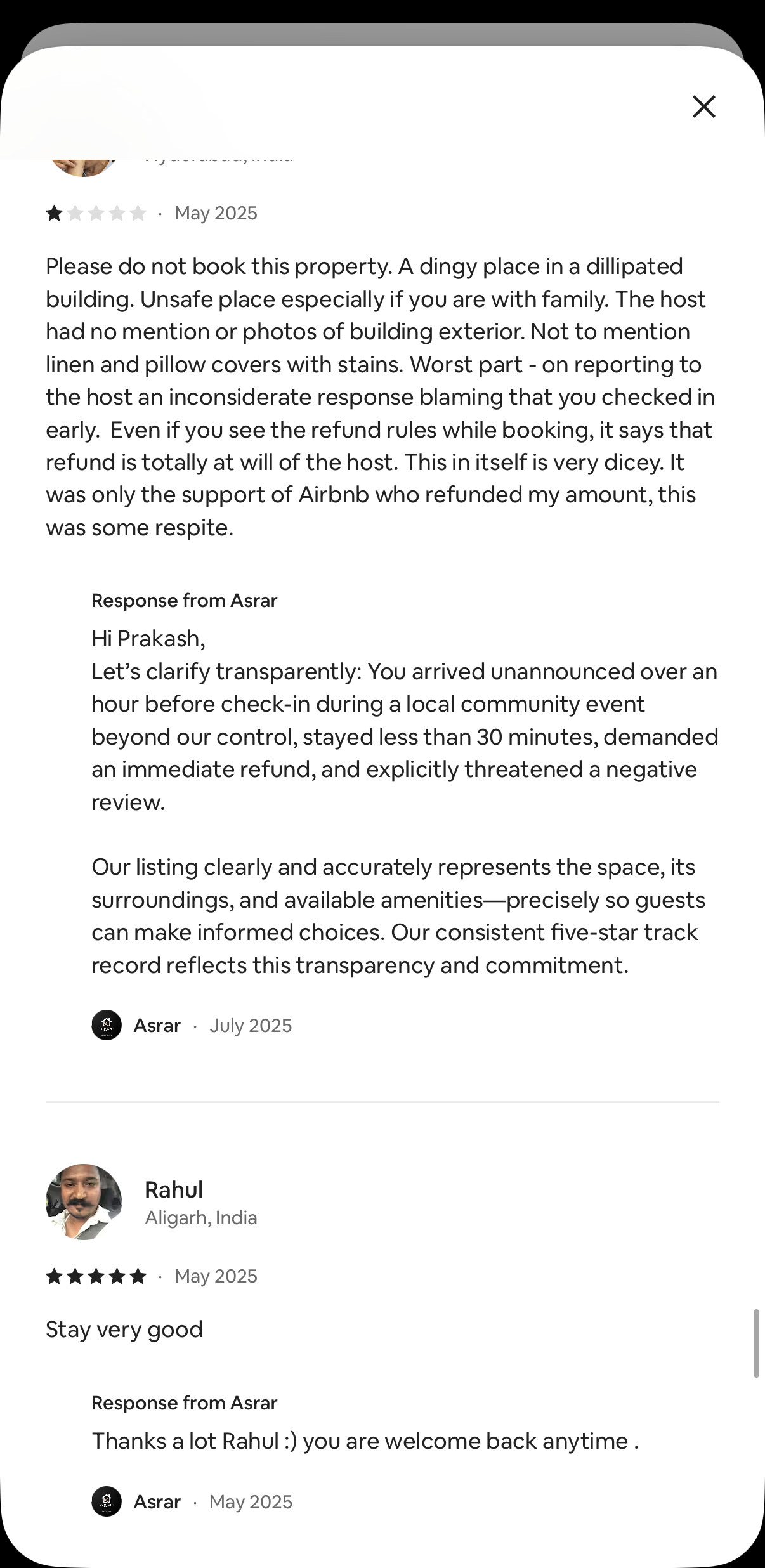 Guest review