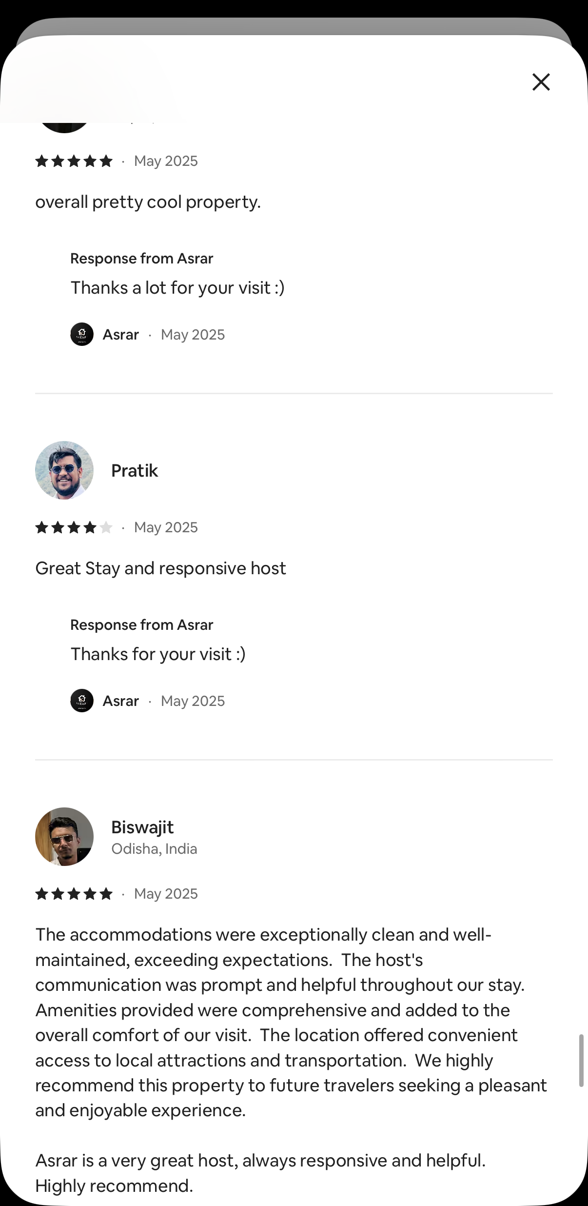 Guest review