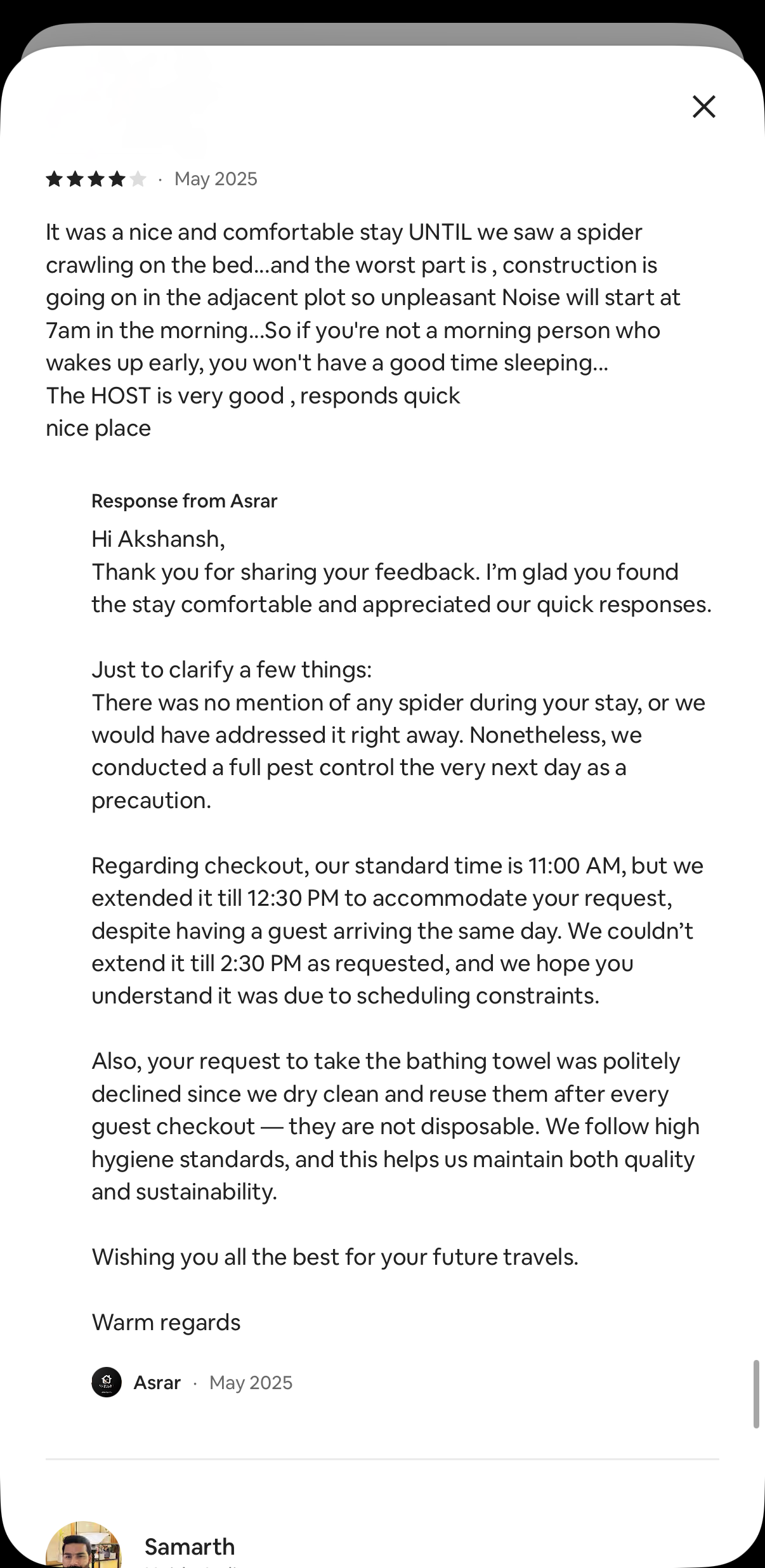 Guest review