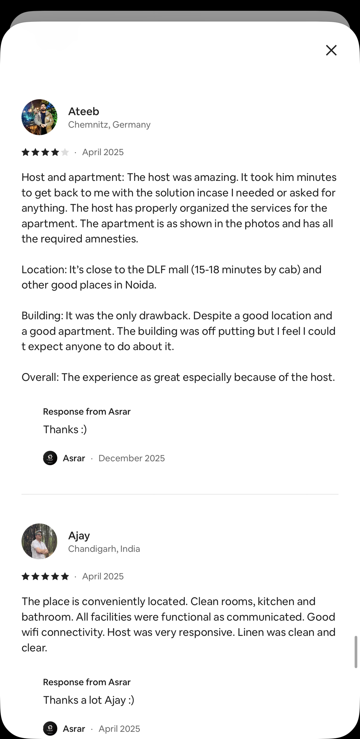 Guest review