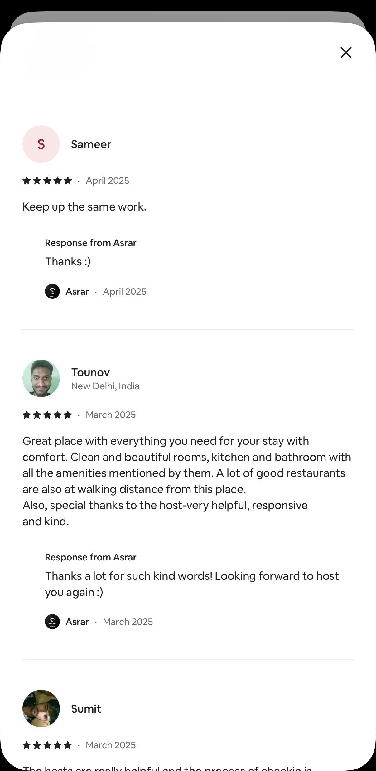 Guest review
