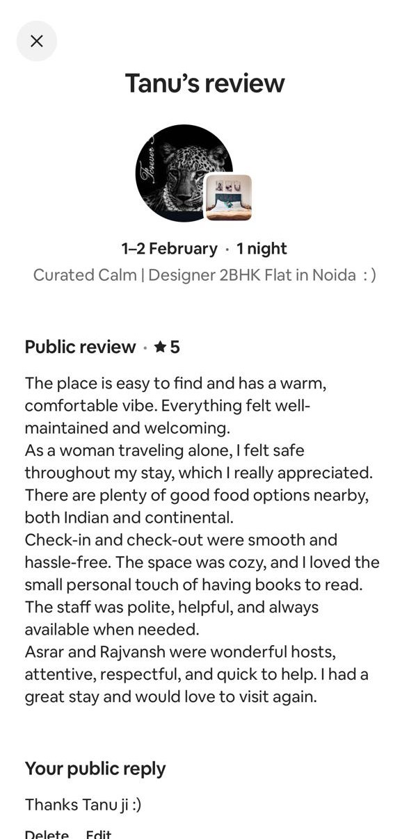 Guest review