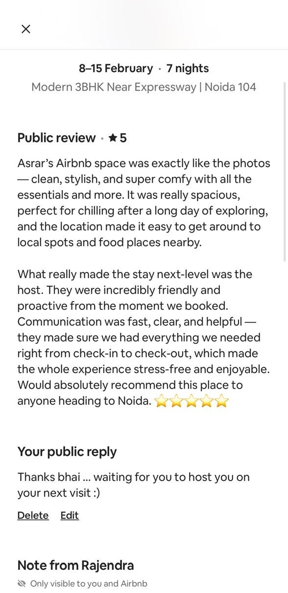 Guest review