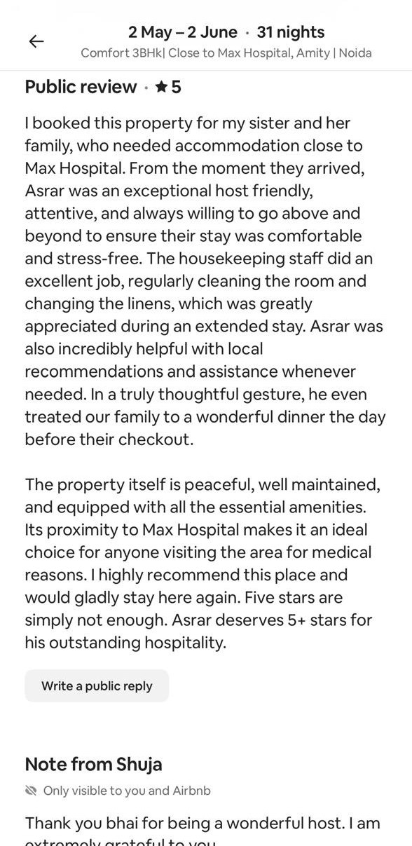 Guest review